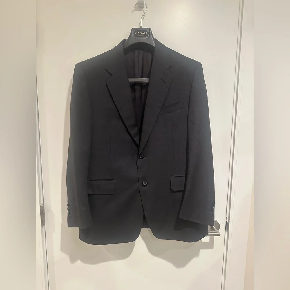Canali Charcoal Gray Men's Suit Size 50